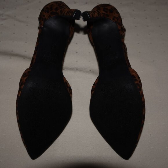 BRAND NEW GORGEOUS MOOTSIES TOOTSIES WOMENS DRESS SHOES PUMPS BROWN SIZE 9M - Picture 6 of 8